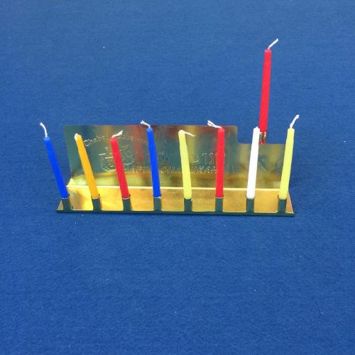 3.8g Spiral Jewish Chanukah Candle Isreal Market