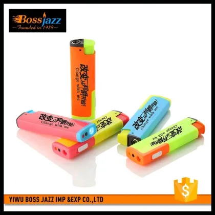 Custom Logo Windproof Disposable Plastic Kitchen Lighters - Factory Wholesale Price