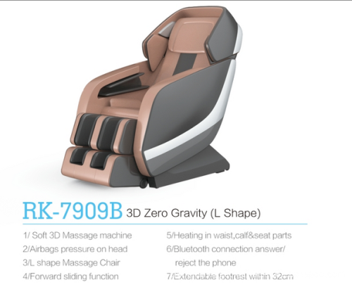7907b Comtek Rk-7907b L Shape And Forward Sliding Function Massage Chair ...