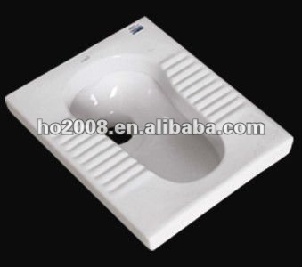 Bathroom Sanitary Ware Cheap Ceramic Squat Pan (Sanitary Ware) HS-6005A