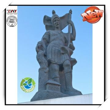 100 Inches Granite Style Fiberglass Guarder Statue For Garden Decor