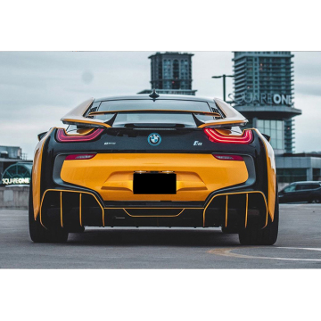 DarwinPRO Electric Berserker Carbon Fiber Rear Lip Diffuser for BMW i8