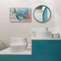 Sea Turtle Bathroom Wall Decor