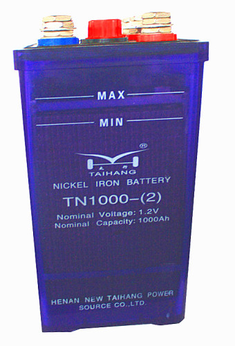 Memasok merek taihang baru tipe edison ramah lingkungan nikel-besi 1.2V 1000ah paket baterai isi ulang