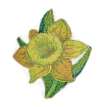 Unique Aloha Bouquet Embroidered Iron on patch