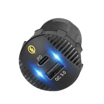 Factory Supply Qc Pd Car Adapter C Charger 12V Usb Port