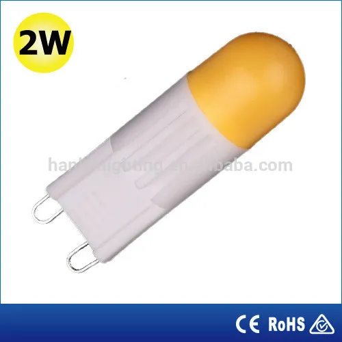 2W 160LM G9 base TUV CE ROHS report LED capsule bulb G9