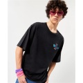 Custom Logo Loose Dropped Shoulder Solid Color T-Shirt