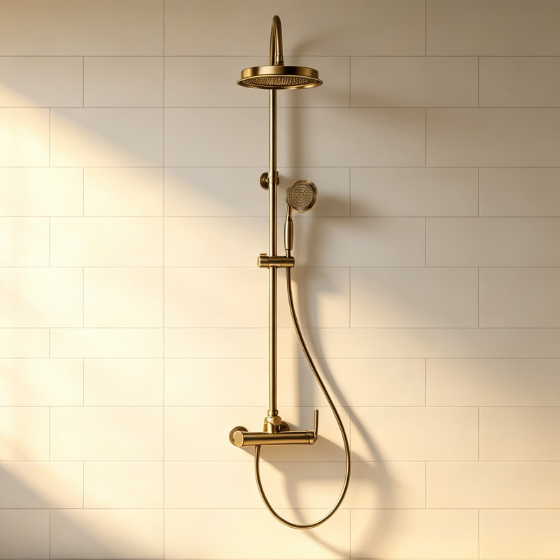 exposed valve shower system