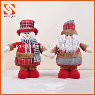 2017 New Design Christmas Home Decoration Customized Santa Claus Doll