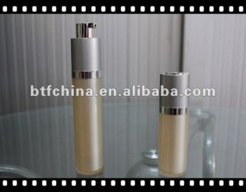 miniature plastic bottles