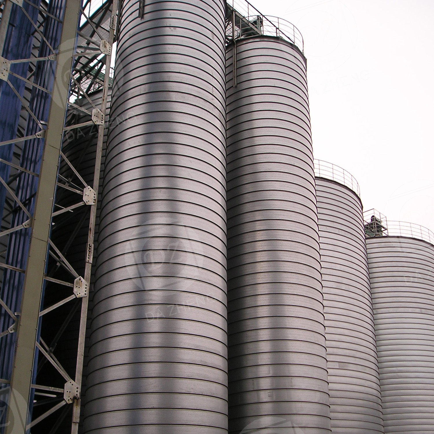 Power plant coal transportation spiral warehouse