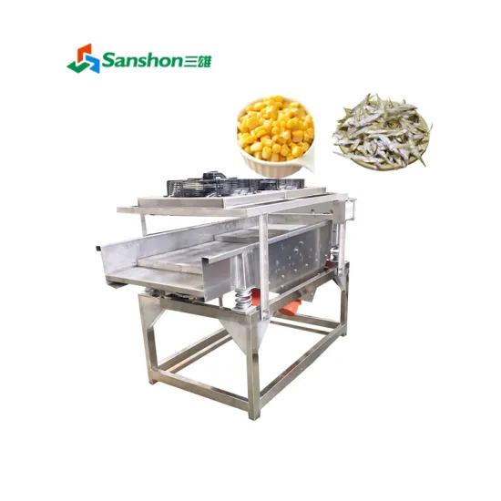 China Vibrator Grader Sorting Machine Water Drainage System