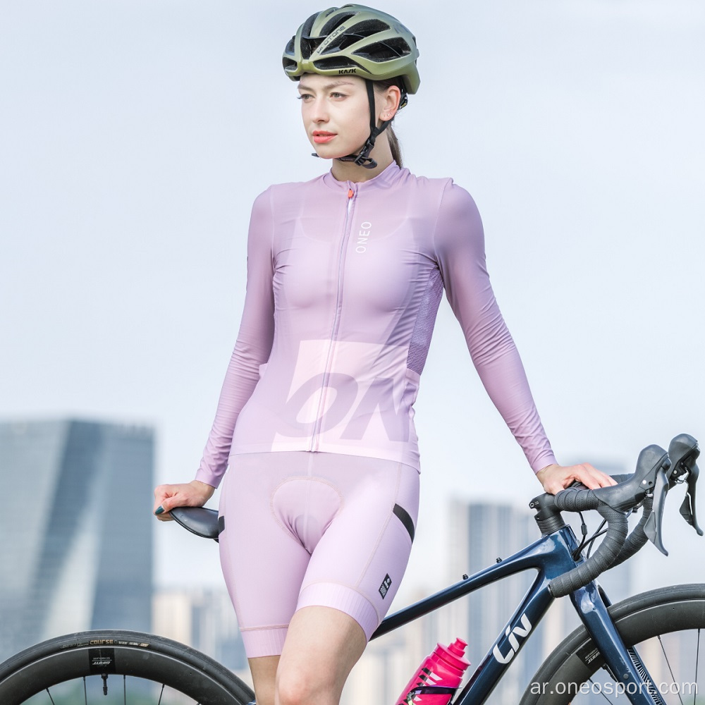 فريق Pro Team Women Long Sleeve Bike Jersey