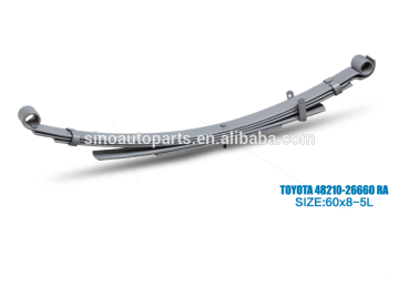 Different Types Leaf Spring 60x8-5L For TOYOTA 48210-26660 RA Heavy Truck Trailer Bus