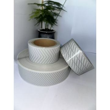 লেজার-খোদাই করা উজ্জ্বল রূপালী গরম গলিত আঠালো ফিল্ম