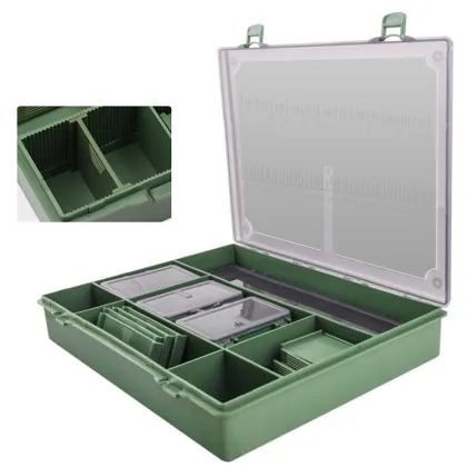 New Compartments Fishing Tackle Box: Storage Box for Fishing Accessories