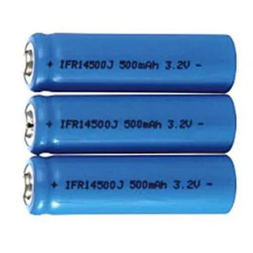Small lithium battery cell 14500 500mAh 3.2V LiFePO4 cells
