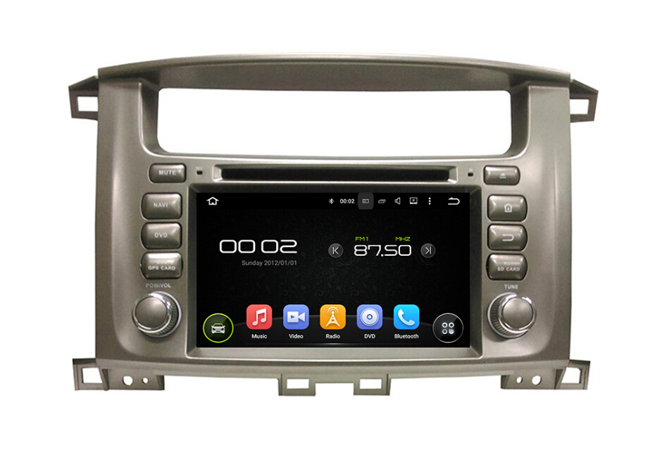 Android car dvd player for Toyota LC100 1998-2007