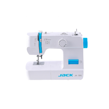 JACK 591 Mini Electronic Overlock Sewing Machine - Small and Lightweight for Home Use