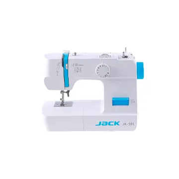 JACK 591 Mini Electronic Overlock Sewing Machine - Small and Lightweight for Home Use