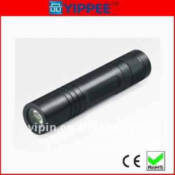 Aluminum mini waterproof AA battery led torch light