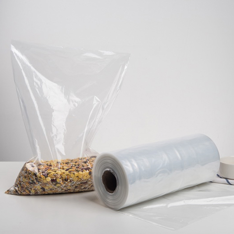 Custom Pe Embossed Transparent Sealer Bag Roll To Food Packaging