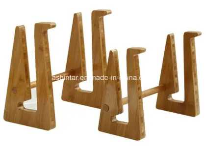 Universal Natural Bamboo Vertical Dock Computer Mounts for MacBook Wood Laptop Stand