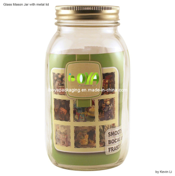 8/16/24/32 Oz Antique Glass Mason Jar