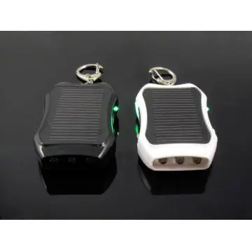 USB Solar Charger with LED Flashlight