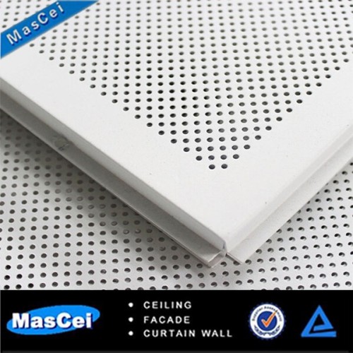 Aluminium ceiling tile and perforated metal ceiling panel for decoration