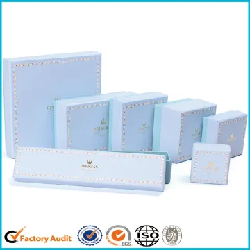 Custom Logo Jewelry Box Packaging In Paper