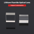 เลนส์กระจกออปติคอล LiF ทรงสี่เหลี่ยมมีความบริสุทธิ์สูง 15x15x6มม