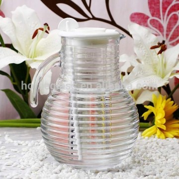 Water Pots, glass set, glass jug and cup, glass water jug with lid China manufacturer wholesale