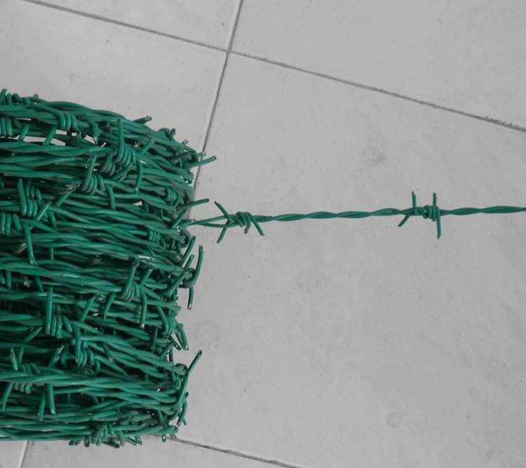 Price razor galvanized PVC coated barbed wire
