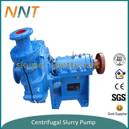 NNT brand centrifugal slurry pump for Rio Tinto Coal