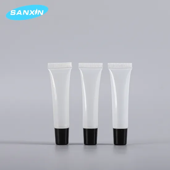 Transparent 10ml Lip Balm Soft SqueezeTube