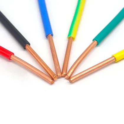 PVC Material Waterproof Copper Electrical Cable Wires