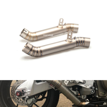TeenTop Exhaust System for RSV4 2009-2020: Middle Pipe, Stainless Steel Muffler & Silencer