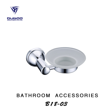 Bathroom accessories set soap dish glass holder