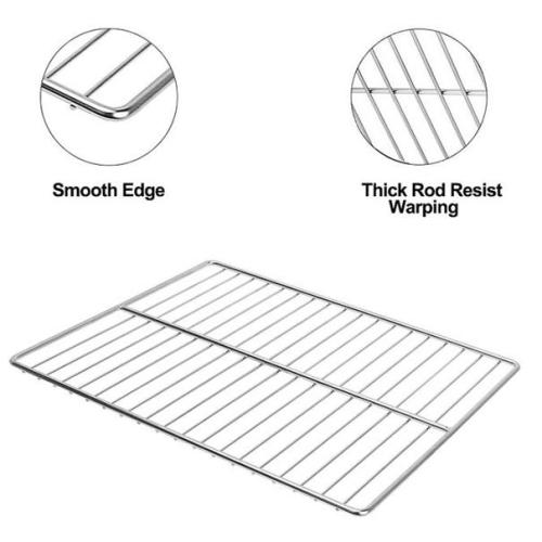 Stainless steel rectangle barbecue grill