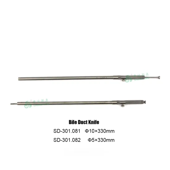 Laparoscopic Bile Duct Knife with Precision Needle Holder