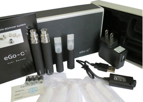 White 1100mah Ego C Twist Starter Kit / Ego C Twist Kit 2.4ohm