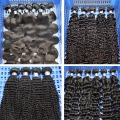 Pacchetti di capelli umani brasiliani profondi campione libere campione virgin cuticola allineata estensione dei capelli umani bundle weave per donne