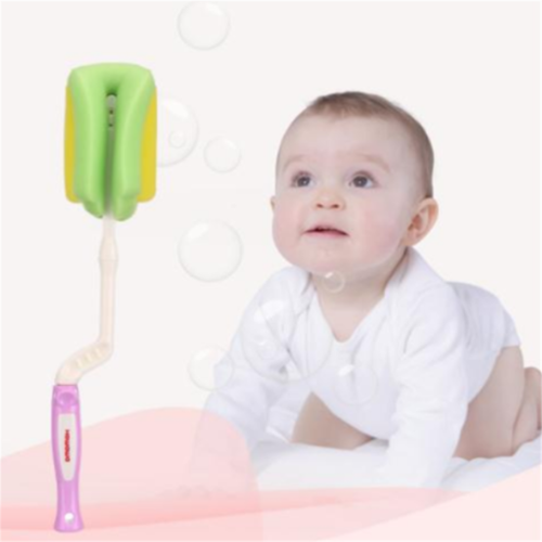 Ensemble brosse et tétine pour bébé en éponge