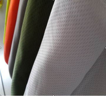 Cheap warp knitted waterproof bird eye fabric for football training cloth