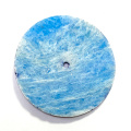 Natural Edelsteinblau -Wellenmuster Uhr Zifferblatt