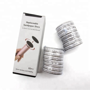 60 Pieces Sandpaper Discs for Electric Foot File Callus Remover - Grit 60/80/100/180