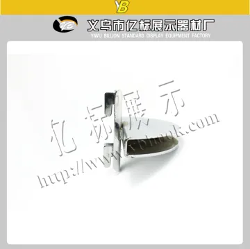 Glass channel bracket for Half Round Hooks