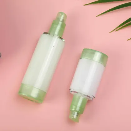 Printed Clear Frosted Vacuum Airless Lotion Bottle